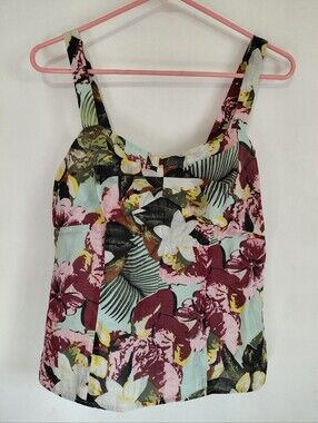 Cabi Floral Tank Top Lined
